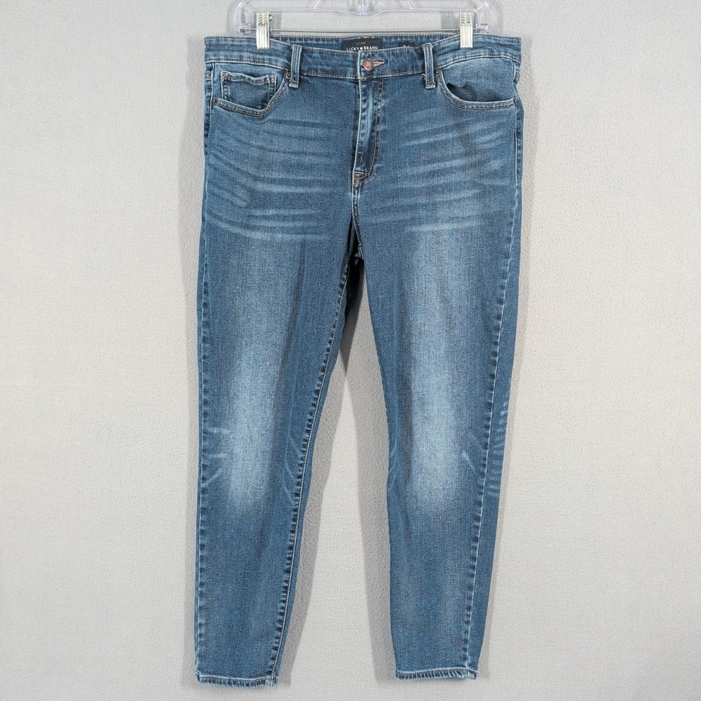 Lucky Brand Jeans Women‎ 33 Blue Super Skinny Stretch Denim Casual